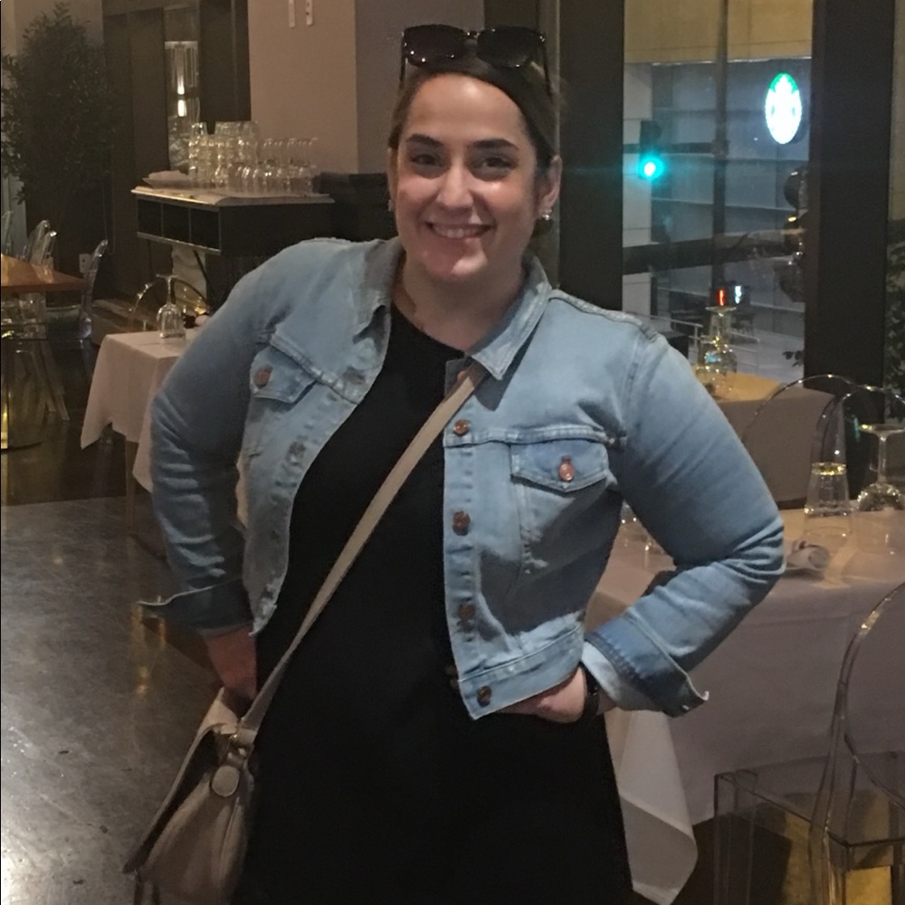 J Crew cropped Jean Jacket